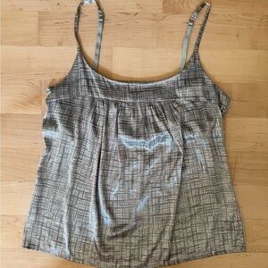 New York & Company Silver Camisole Top